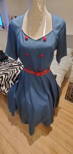 New collectif teal dress with - collectif,