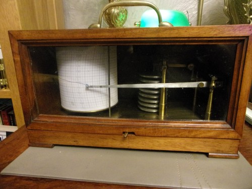 Barograph antique french - barograph,