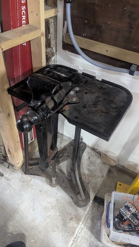 Vintage blacksmith leg - blacksmith,