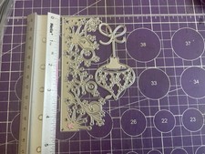 Christmas Bauble and Snow Flake Die 4.5” X 3”