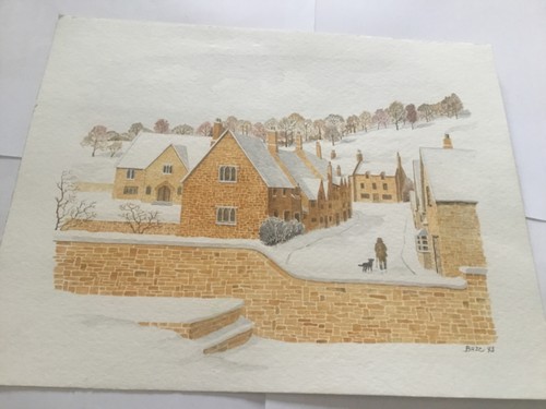 Watercolor painting greylaw - watercolor, "greylaw"