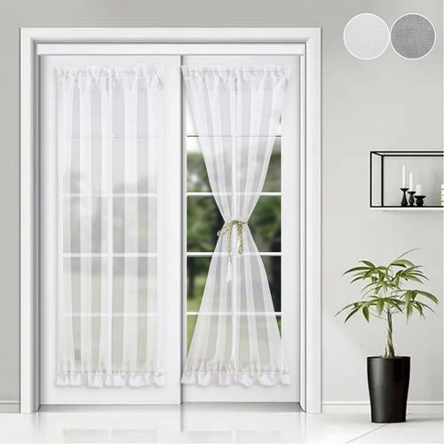 Sheer door curtains panels - sheer,