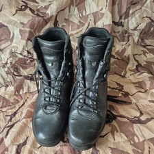 Black meindl german army boots - meindl,