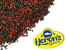 HERONS Cichlid Duo Pellets - 5 new types OMEGA-3 COLOUR ENHANCING MALAWI FOOD