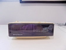 National Panasonic RC-80LBE Vintage Clock Radio FM LW MW White Sold as SPARES