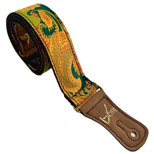 The gold green - gold, paisley