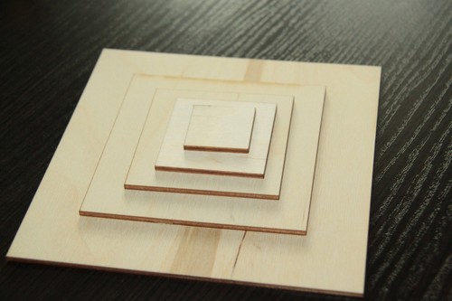 Wooden squares shapes plywood - wooden, shapes,