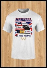 Nigel Mansell World Champion inspired Tshirt - DTG Print
