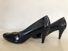 John Lewis Navy Blue Patent