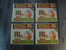 4 x Rare Brooke Bond PG Tips Tea FREE DINOSAUR Stickers