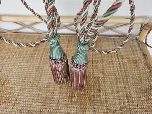 Vintage pair braided rope - vintage,