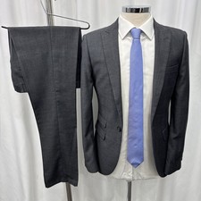 VENTUNO 21 Grey Check Slim Fit