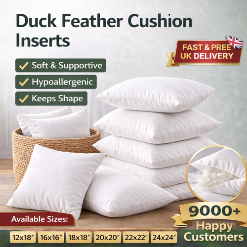 Duck feather cushion pads - cushion,
