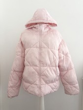 asos light pink quilted zip up