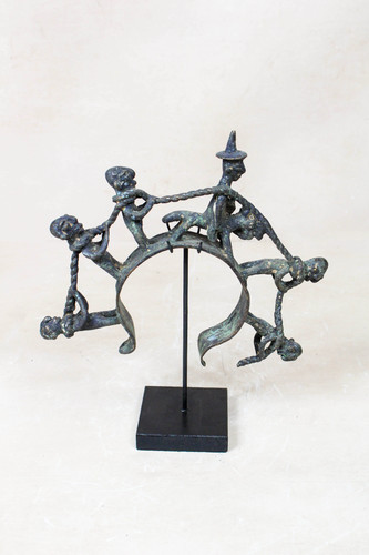 Benin bronze bangle - benin,