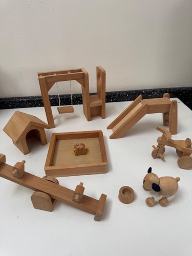 Elc wooden dolls house - wooden,