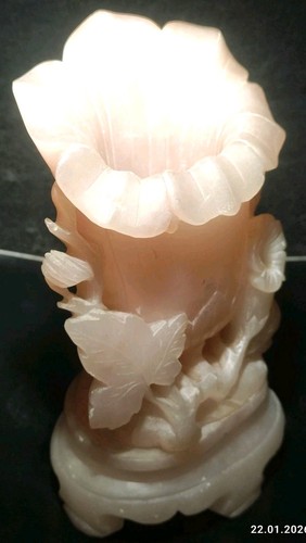 Steatite stone vase hand - stone,