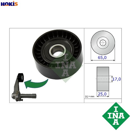 Tensioner pulley vribbed - pulley, belt