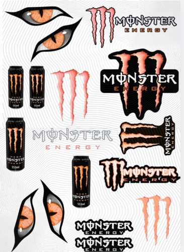Stickers energy drink - a4,