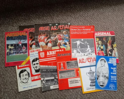 Football programmes joblot - football,