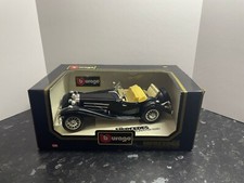 Bburago 1936 Mercedes Benz 500K Roadster 3020 - Made In Italy 1:20 Scale & Box