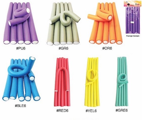 Sleep bendy foam hair - 6, x