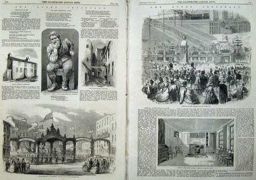 Old antique print crystal - old,