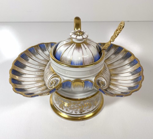 Antique porcelain lidded - antique, 4-pc