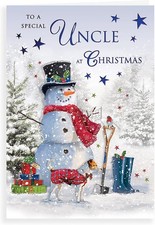 Uncle Christmas Card. 9x6