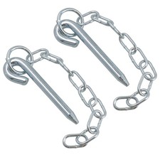 2pk Round Cotter Pin & Chain