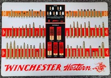 Winchester Western ammunition counter display mat
