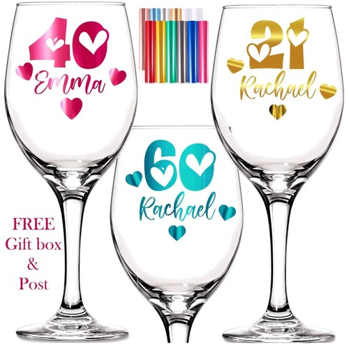 Personalised wine glass - wine,