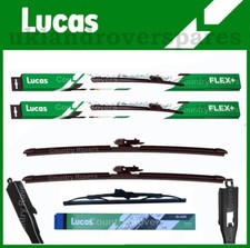 LAND ROVER FREELANDER 2 WIPER BLADES FRONT & REAR  LUCAS QUALITY 24", 20", 13"