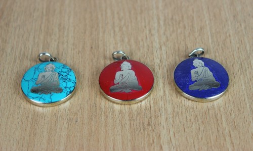 Handmade buddha pendant - buddha,