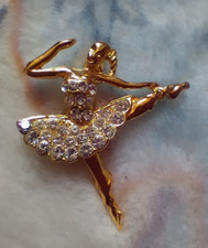 Vintage Ballerina Brooch