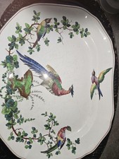 Copeland Spode plate featuring the "Chelsea Birds" pattern.