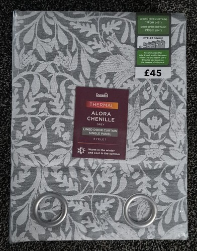 Dunelm alora chenille grey - dunelm,