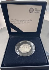 2018 UK 50p Silver Proof