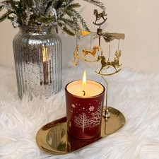 London Premium Golden Spinning Carousel candle holders | Rotating Candle Holder,
