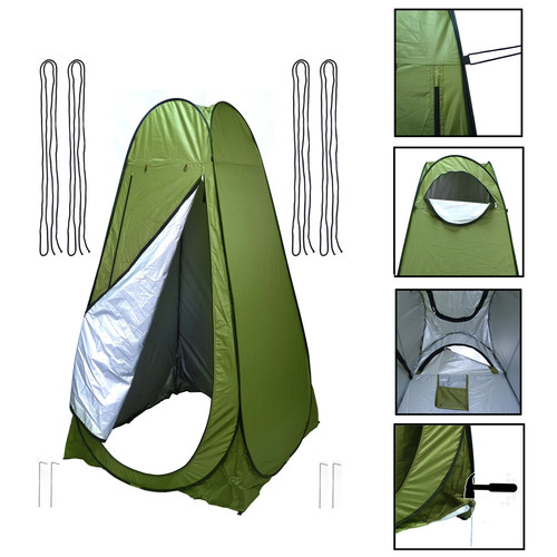 Pop privacy shower tent - up,