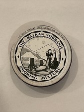 Vintage The Balkan Sobranie Smoking Mixture Tobacco Tin used condition