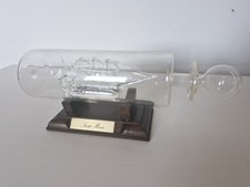 Glass Sailing Ship Sculpture