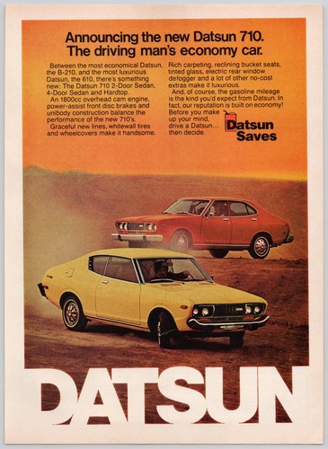 Datsun 710 sedan - sedan, hardtop