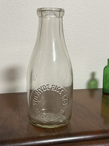 Hawaii milk bottle - bottle, quart