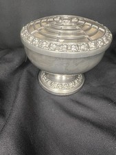 Vintage silver plate rose posy bowl. Made by Ianthe