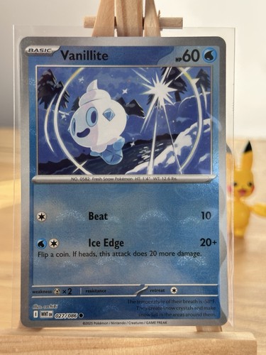 Pokemon vanillite 027 086 - vanillite, 027/086