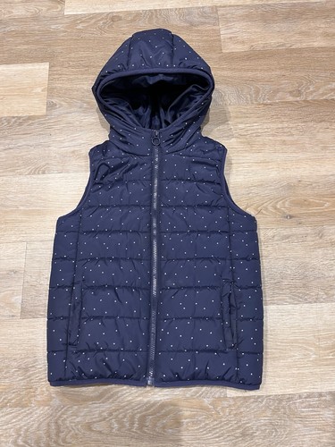 Girls navy blue spotty - girls,
