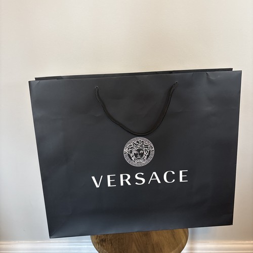 Versace large black cardboard - large,