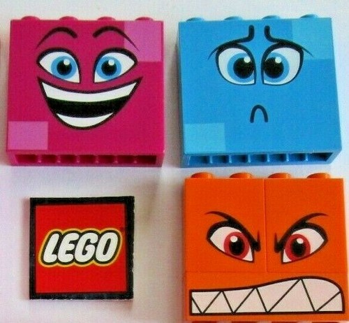 Lego bricks with faces - with, faces,