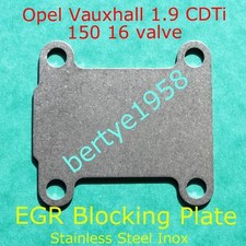 EGR valve blank plate Vauxhall